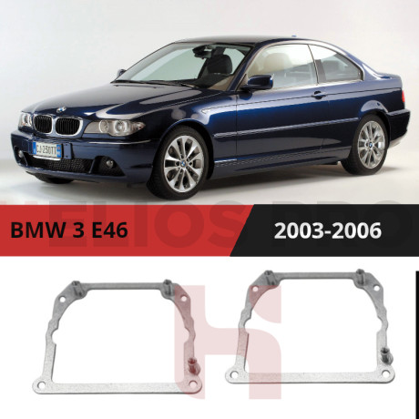 Рамки для замены линз в фарах BMW 3 E46 2003-2006 Вариант 2