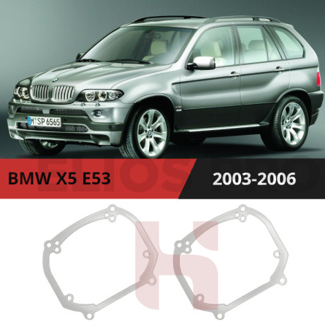 Рамки для замены линз в фарах BMW X5 E53 2003-2006