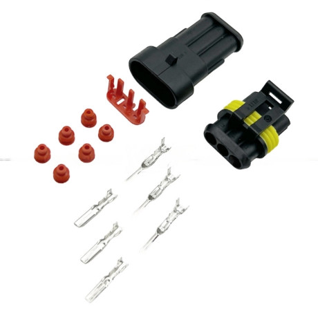 Разъем AMP SuperSeal 3PIN 1.5 (комплект)