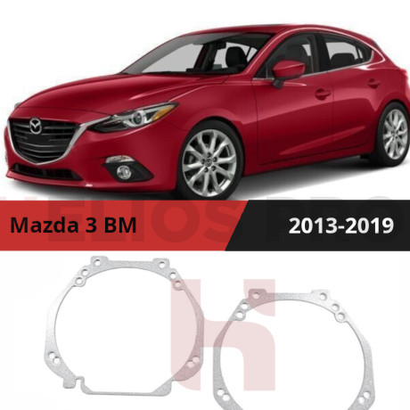 Рамки для замены линз в фарах Mazda 3 BM 2013-2019 Галоген