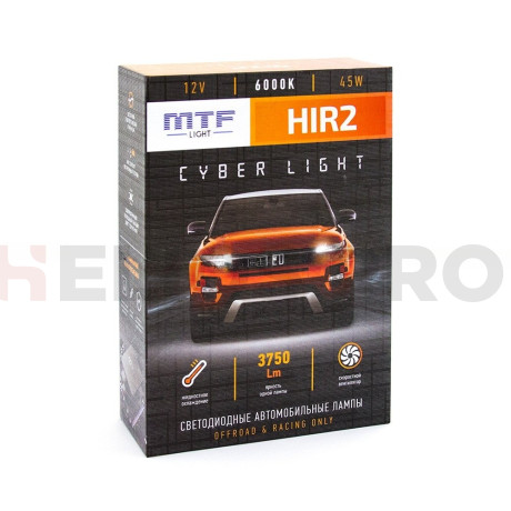 Светодиодные лампы MTF Light Cyber Light HIR2 6000K 12V, 45W, 2шт