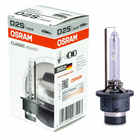 Ксеноновая лампа OSRAM D2S Xenarc Classic 85V-35W, 1шт