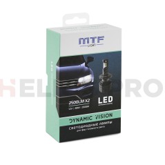 Светодиодные лампы MTF Light Dynamic Vision H1 5500K 12V, 28W, 2шт