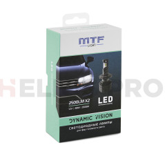 Светодиодные лампы MTF Light Dynamic Vision H3 5500K 12V, 28W, 2шт