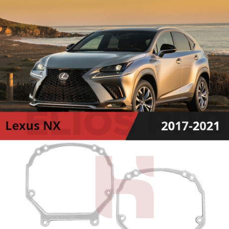 Рамки для замены линз в фарах Lexus NX 2017-2021