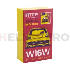 Светодиодная лампа MTF LIGHT BACK LIGHT задний ход 12В,16Вт, 5500К, W16W, 1 шт