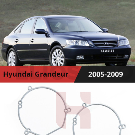 Рамки для замены линз в фарах Hyundai Grandeur 2005-2009