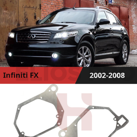 Рамки для замены линз в фарах Infiniti FX 2002-2008