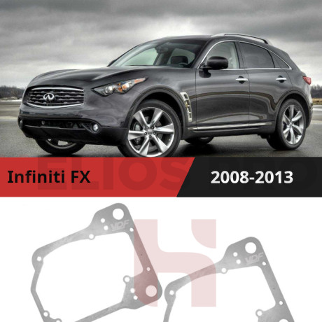 Рамки для замены линз в фарах Infiniti FX 2008-2013