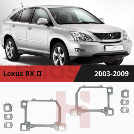 Рамки для замены линз в фарах Lexus RX II 2003-2009 Koito BI-LED