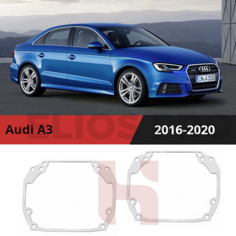 Рамки для замены линз в фарах Audi A3 8V 2016-2020