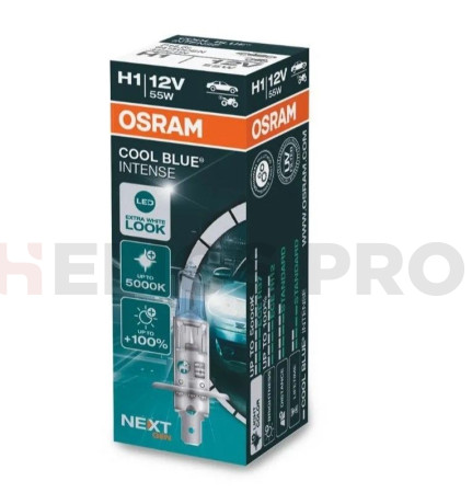 Лампа галогенная OSRAM H1 Cool Blue Intense NEXT GEN 12V 55W, 1шт