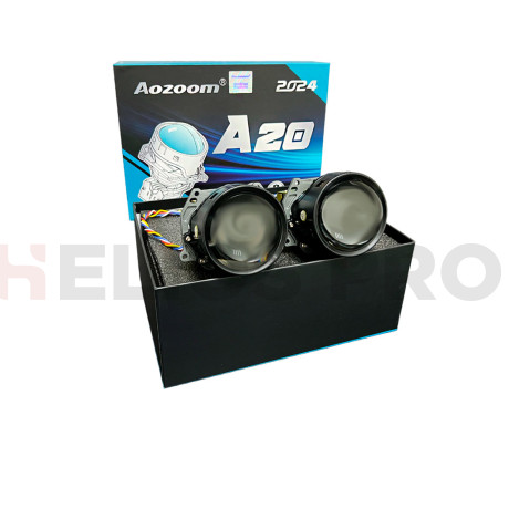 Светодиодные линзы Aozoom A20 2024 Bi-Led (комплект 2 шт)
