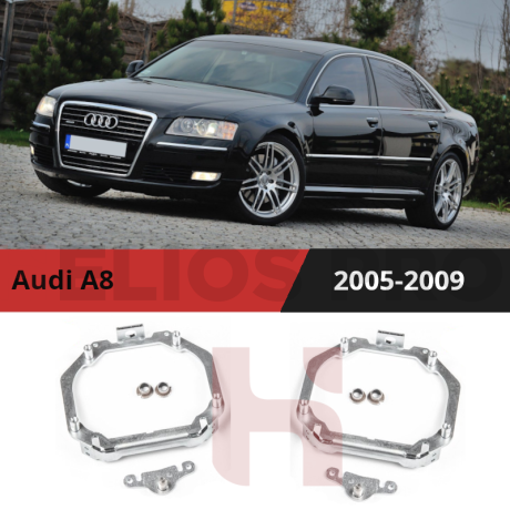 Рамки для замены линз в фарах Audi A8 2005-2009 с AFS