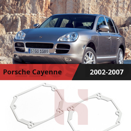 Рамки для замены линз в фарах Porsche Cayenne 955 2002-2007