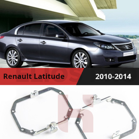 Рамки для замены линз в фарах Renault Latitude 2010-2014 с AFS