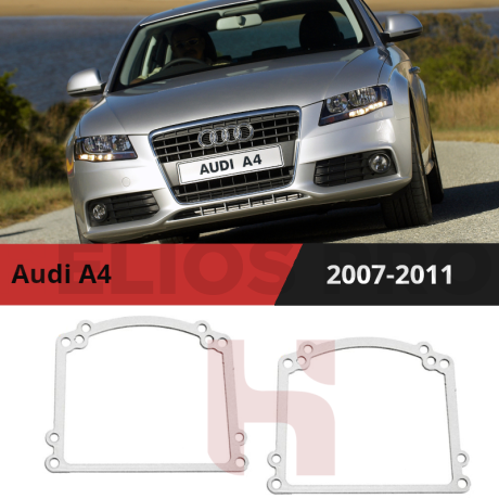Рамки для замены линз в фарах Audi A4 2007-2011 Вариант 1