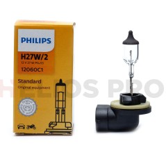 Лампа галогенная PHILIPS H27W/2 Standard 12V 27W, 1шт
