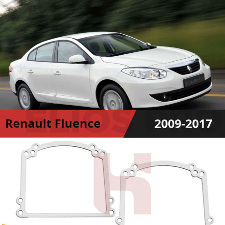 Рамки для замены линз в фарах Renault Fluence 2009-2017