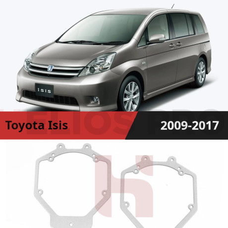 Рамки для замены линз в фарах Toyota Isis 2009-2017