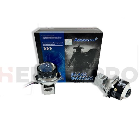 Светодиодные линзы Aozoom Black Warrior (ALPD-29) 3,0 5600K Bi-Led (комплект 2 шт)
