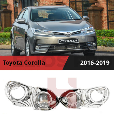 Комплект для установки линз в фары Toyota Corolla 2016-2019