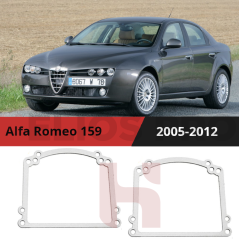 Рамки для замены линз в фарах Alfa Romeo 159 2005-2012