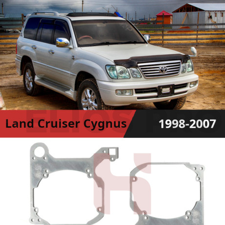 Рамки для замены линз в фарах Toyota Land Cruiser Cygnus 1998-2007