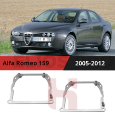 Рамки для замены линз в фарах Alfa Romeo 159 2005-2012 Тип 2
