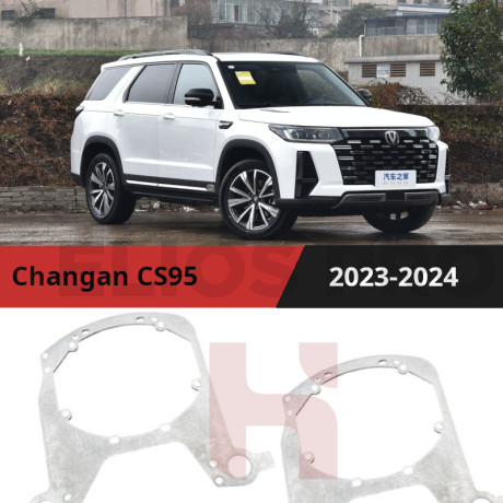 Рамки для замены линз в фарах Changan CS95 2023-2024 Full Led