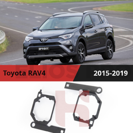 Рамки для замены линз в фарах Toyota RAV4 2015-2019 LED