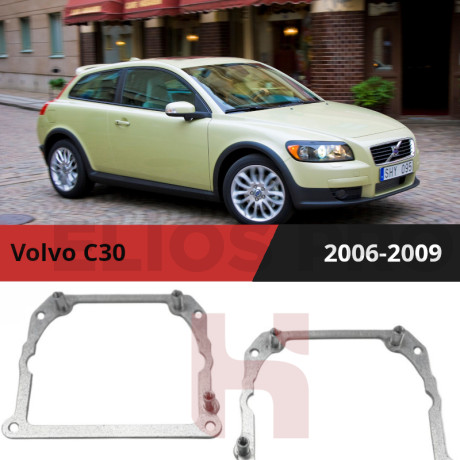 Рамки для замены линз в фарах Volvo C30 2006-2009 Тип 2
