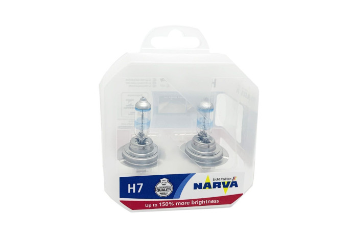 Лампа галогенная NARVA H7 12V-55W Range Power +150%, 2шт