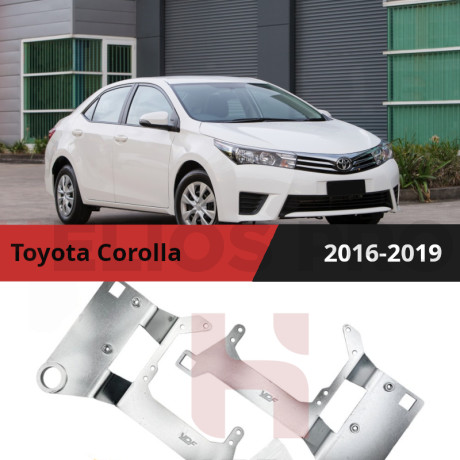 Рамки для замены линз в фарах Toyota Corolla 2016-2019 LED